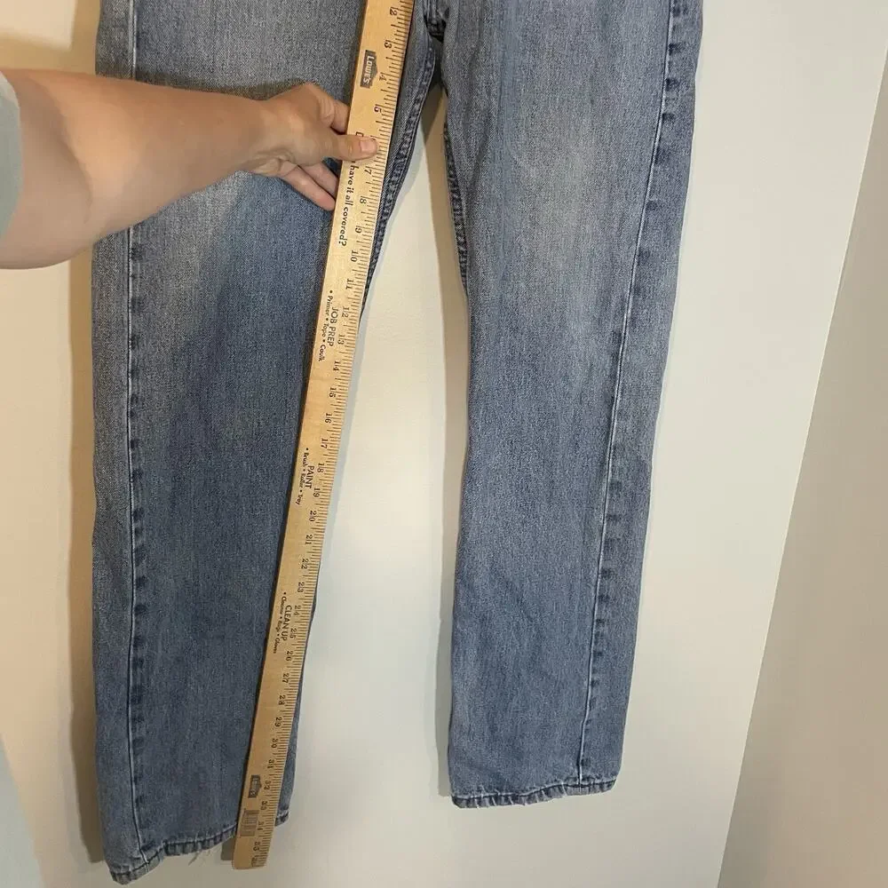Vintage Levi's 505 Jeans Men 36x34 Regular Fit‎ Straight Blue Denim Faded Y2K